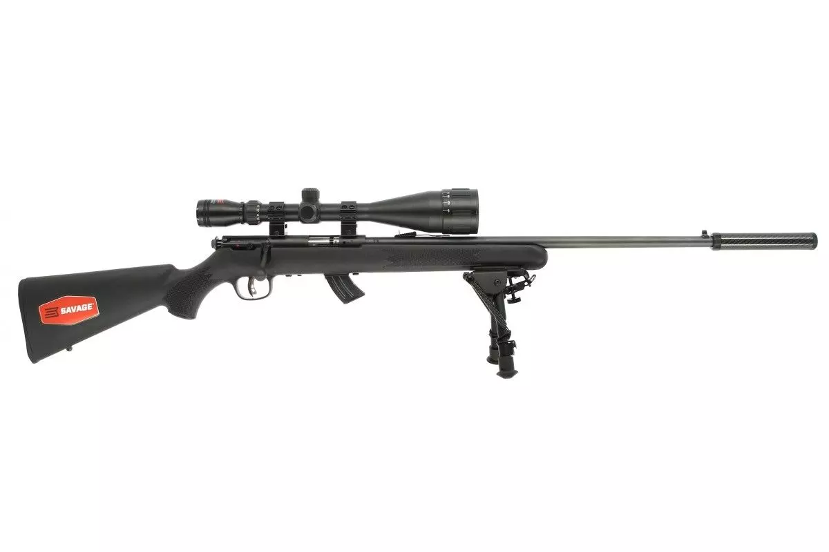 Carabine Savage Mark II F Synthétique filetée 1/2-20 + Pack Sniper 