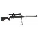 Carabine Gamo HPA Maxxim IGT synthétique calibre 4.5 mm 19.9 Joules + lunette 6-24x50 + bipied 