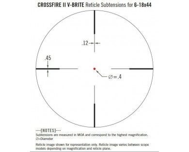Lunette Vortex Crossfire II 6-18x44 AO SFP 