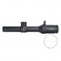 Lunette GPO Spectra 6X 1-6x24i réticule G3 fibre de verre IL SFP (MRAD) 