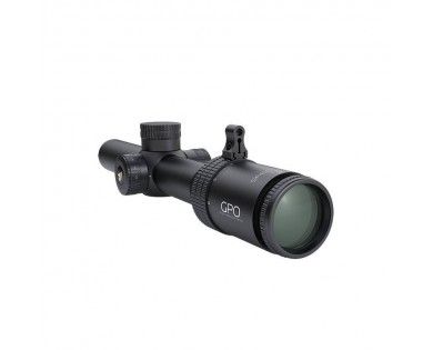 Lunette GPO Spectra 6X 1-6x24i réticule G3 fibre de verre IL SFP (MRAD) 