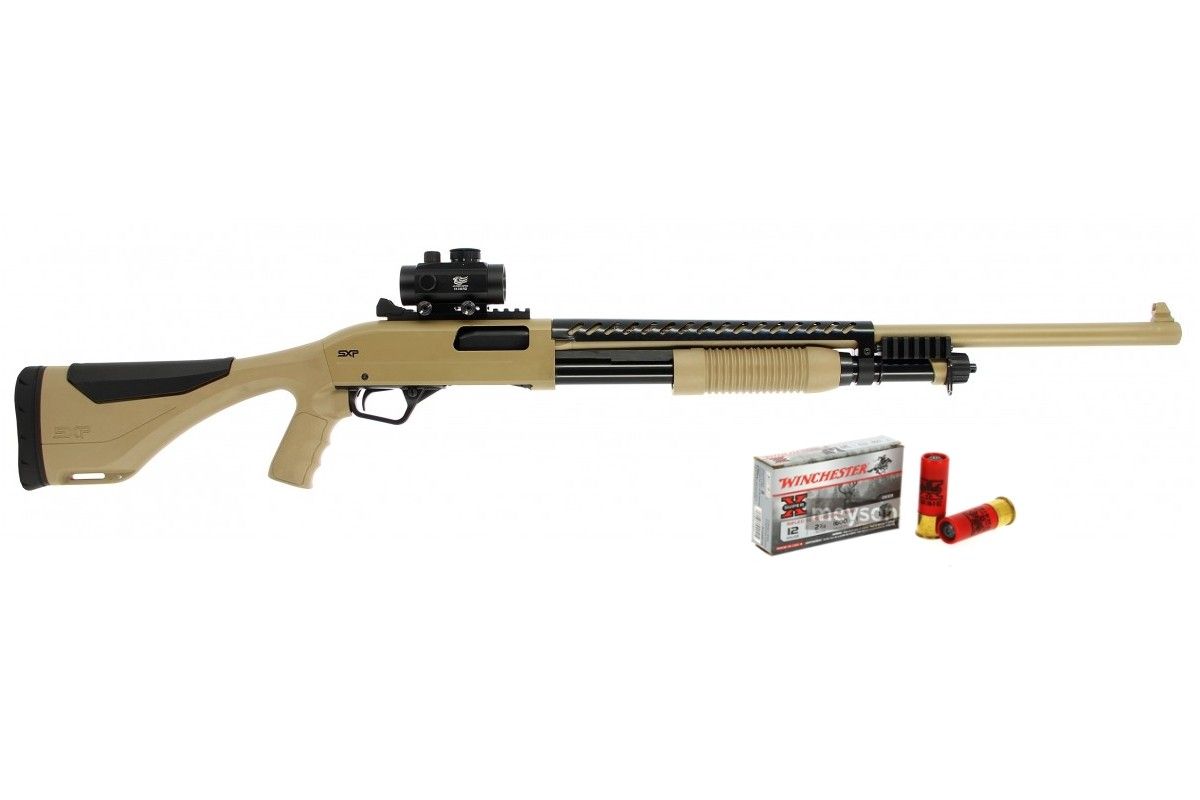 Winchester SXP XTREM DARK EARTH DEFENDER 61 CM + Point rouge RD30 Winchester SXP XTREM DARK EARTH DEFENDER 61 CM + Point rouge RD30