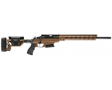 Carabine Tikka T3X TAC A1 Coyote brown crosse pliante filetée 5/8x24 + Frein de bouche Tikka 