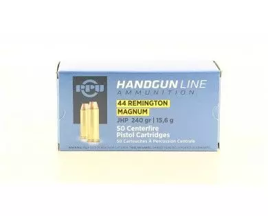Munitions PPU 44 Remington Magnum JHP 240 Gr - 15.6 g 