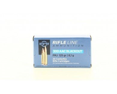 Munitions PPU 300AAC FMJ 125 Gr – 8.1 G 