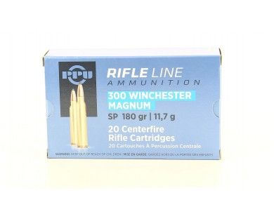 Munitions PPU 300 Win Mag SP 180 Gr – 11.7 g 