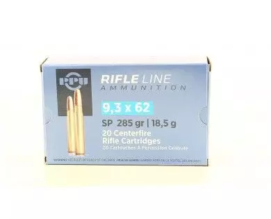 Munitions PPU 9.3 x 62 SP 285 Gr– 18.5 g 