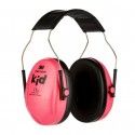 Casque de protection auditive 3M Peltor pour enfant Rose 