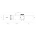 Lunette de tir Hawke Vantage 30 WA FD IR 1-4X24 