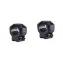 Colliers Hawke Tactical 25,4 mm fixes alu pour rail 9-11 mm 
