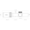 Lunette Hawke Vantage IR 1-4x20 réticule lumineux 