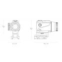 Viseur Hawke Prism Sight 1x15 réticule Speed Dot 3 MOA 