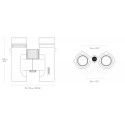 Jumelles Hawke Vantage 8x32 vertes 