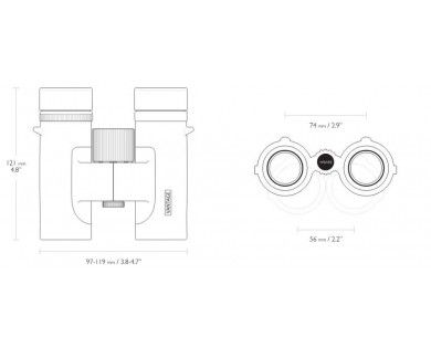 Jumelles Hawke Vantage 10x32 vertes 
