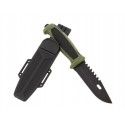 Couteau de survie Meyson Black / Vert 