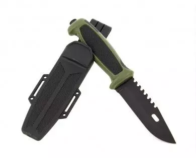 Couteau de survie Meyson Black / Vert 