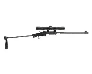 Carabine CHIAPPA Little badger take down Xtrem noire calibre 22LR + Lunette 4x32 