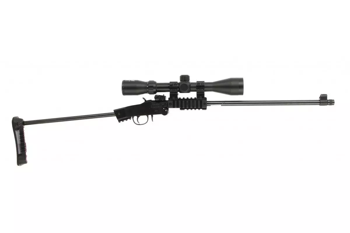 Carabine CHIAPPA Little badger take down Xtrem noire calibre 22LR + Lunette 3-9x40 