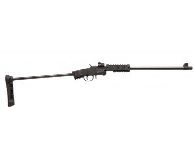 Carabine CHIAPPA Little badger take down Xtrem noire calibre 22LR + Point rouge et Silencieux 