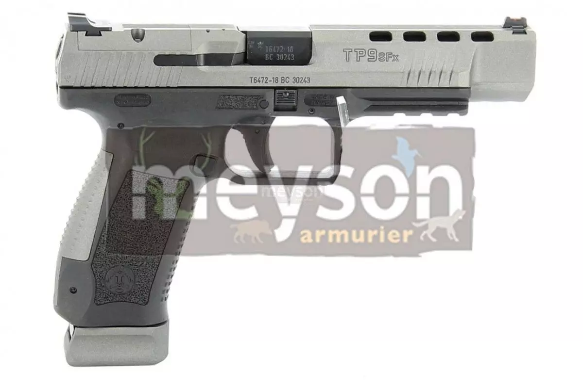Pistolet semi-automatique Canik TP-9-SFX Tungstene gris calibre 9x19 
