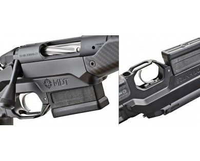 Carabine Bergara Premier Elevate châssis MDR carbone filetée 5/8x24 UNEF + frein de bouche Omni 