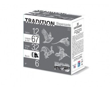 Cartouches de chasse FOB Tradition dispersante 