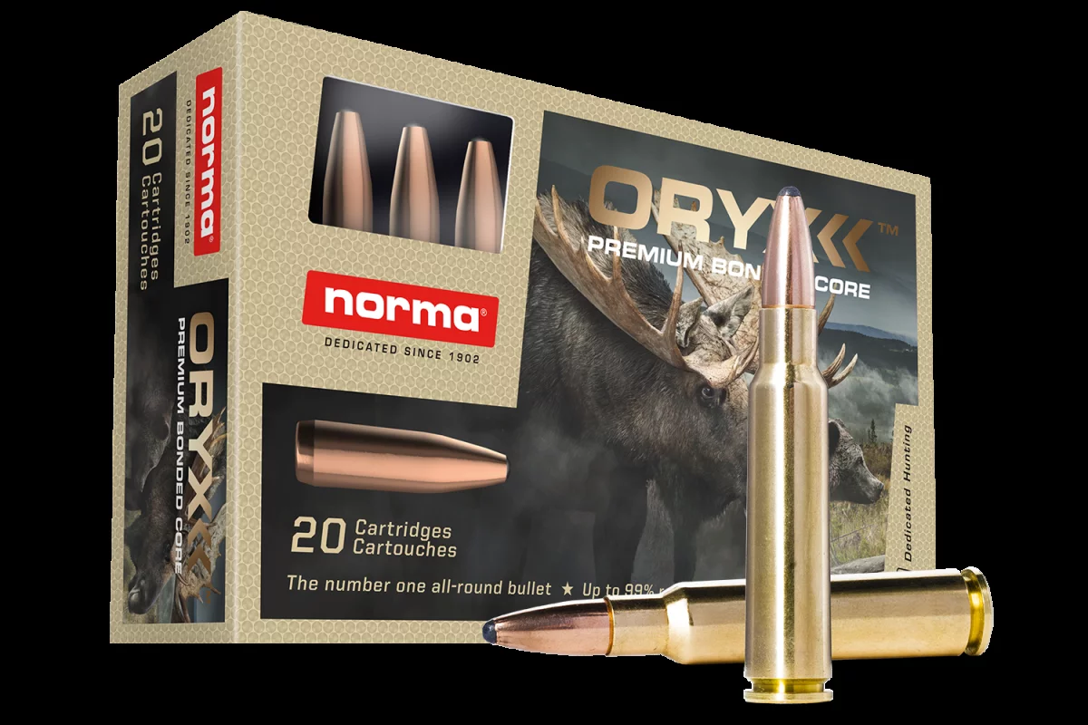 Munitions calibre 35 Whelen Norma Oryx 