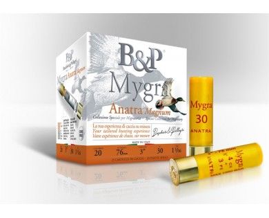 Cartouches B&P Mygra Anatra Magnum 20/76 HV 30 Gr 