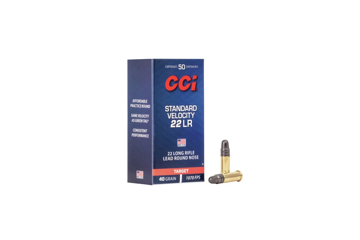 Munitions 22 LR CCI Standard Velocity 40gr / 50 