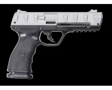 Pack pistolet CO2 LTL Bravo calibre .50 + billes caoutchouc (x50) 