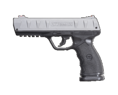 Pack pistolet CO2 LTL Bravo calibre .50 + billes caoutchouc (x50) 