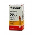 Munitions AGUILA calibre 22 LR Super Extra haute vitesse 