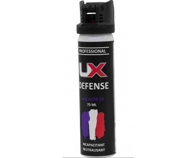 Bombe UX 75ml gaz CS capot clapet 