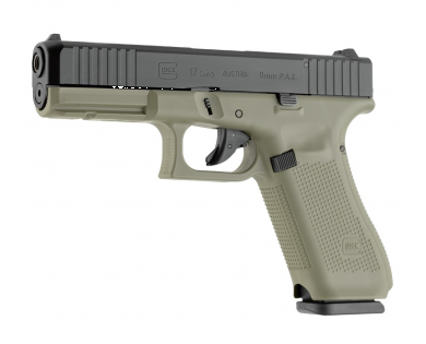 Pistolet GLOCK 17 Gen5 Battlefield green calibre 9mm PAK 