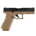 Pistolet GLOCK 17 Gen5 Coyote calibre 9mm PAK 