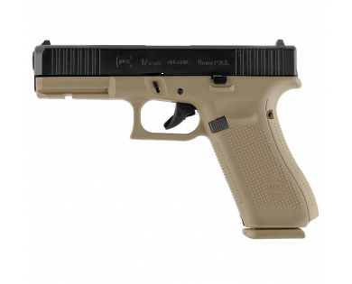 Pistolet GLOCK 17 Gen5 Coyote calibre 9mm PAK 
