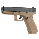 Pistolet GLOCK 17 Gen5 Coyote calibre 9mm PAK 