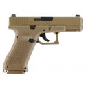 Pistolet à billes UMAREX Glock 19X Coyote calibre 4,5mm 