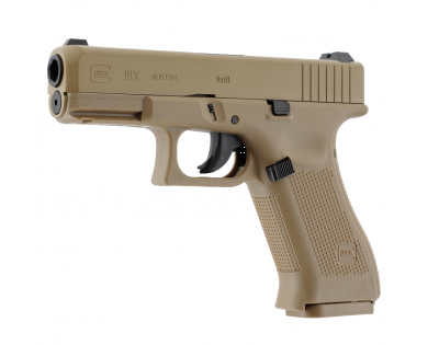Pistolet à billes UMAREX Glock 19X Coyote calibre 4,5mm 