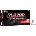 Munitions CCI BLAZER calibre 380 Auto 95 grains TMJ 