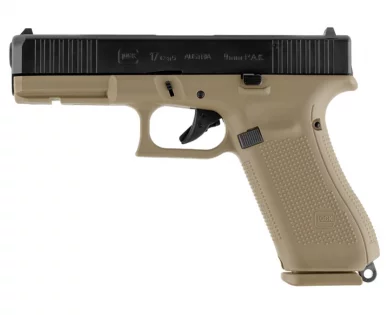 Pistolet GLOCK 17 Gen 5 ''French Army'' coyote calibre 9mm PAK 