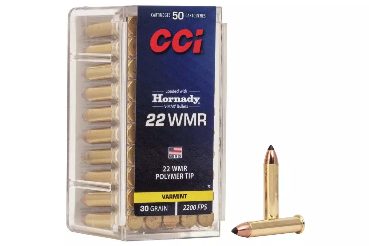 Munitions 22 Mag/22 WMR CCI V-MAX - 30Gr Boite de 50 