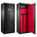 Coffre-fort Rietti pour 18 armes 1500x600x480 mm - fermeture 1 clef - porte et parois 3 mm 