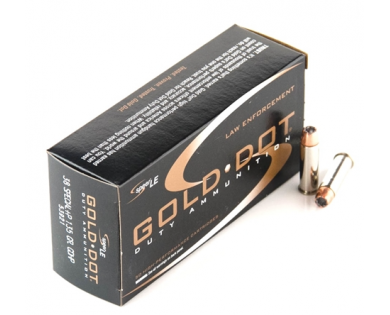 Munitions SPEER Gold Dot HP ''Personal Protection'' short barrel 135 grains calibre 38 Special +P 