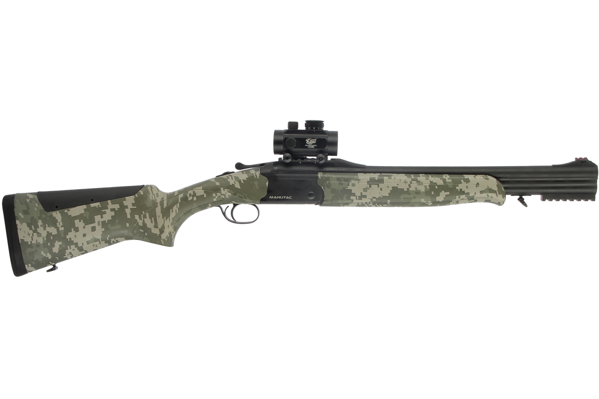 Manuchasse A-TAC Battue Slug CAMO 47CM SLUG 12/76 + Point Rouge Manuchasse A-TAC Battue Slug CAMO 47CM SLUG 12/76 + Point Rouge