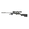 copy of Carabine HATSAN synthétique calibre 22 LR + lunette 6-24x50 + silencieux + bipied HATSAN 2 - PS Type 