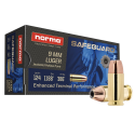 Munitions NORMA Safeguard calibre 9x19 JHP 124 grains NORMA 1 - PS Type 
