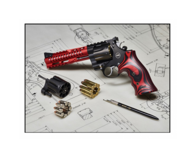 Revolver Korth NXA 6"" Cal. 357Mag 8 coups 
