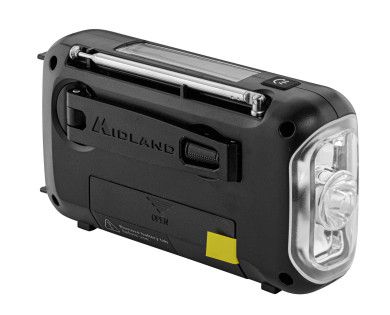 RADIO URGENCE MIDLAND MODÈLE ER250BT ROUGE AVEC TECHNOLOGIE BLUETOOT 5 - PS Type 