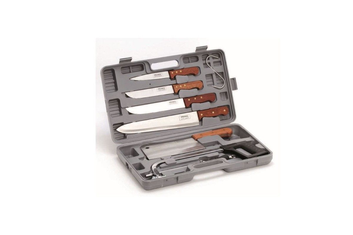 Valise couteaux chasser Grand gibier 7 pièces Valise couteaux chasser Grand gibier 7 pièces